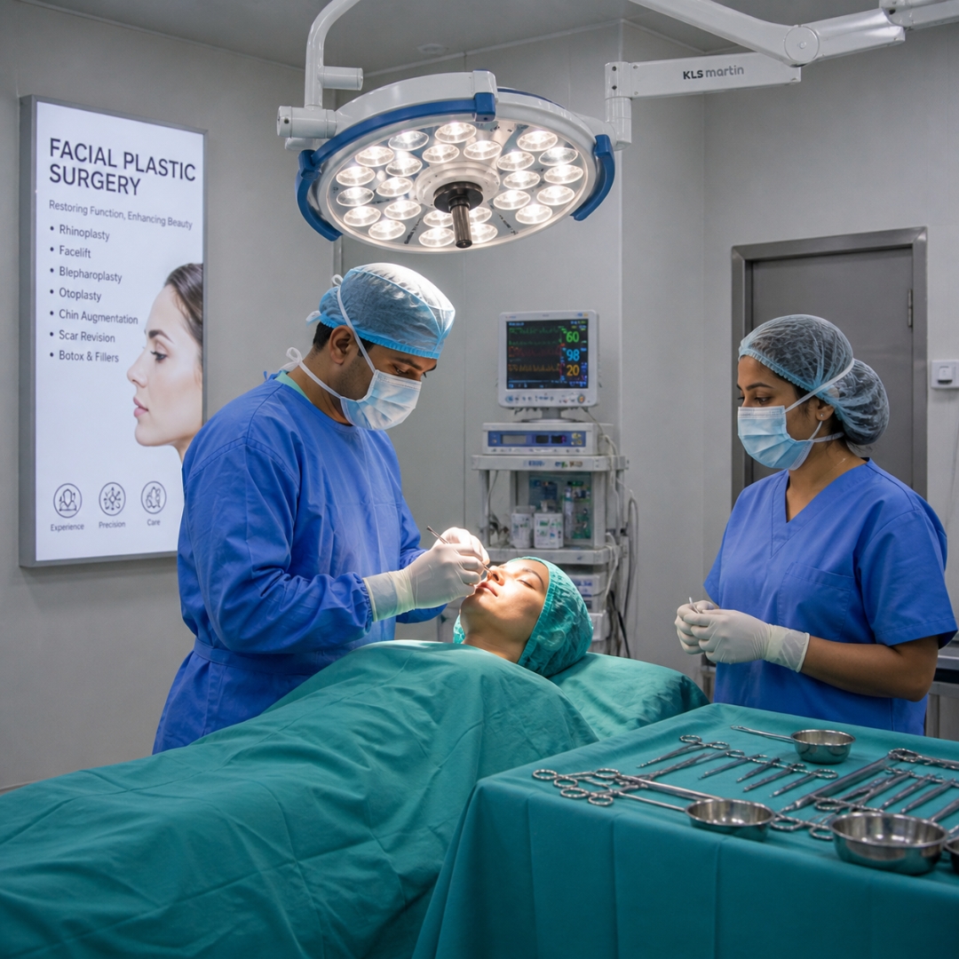 Facial Plastic Surgery treatment by expert ENT surgeons