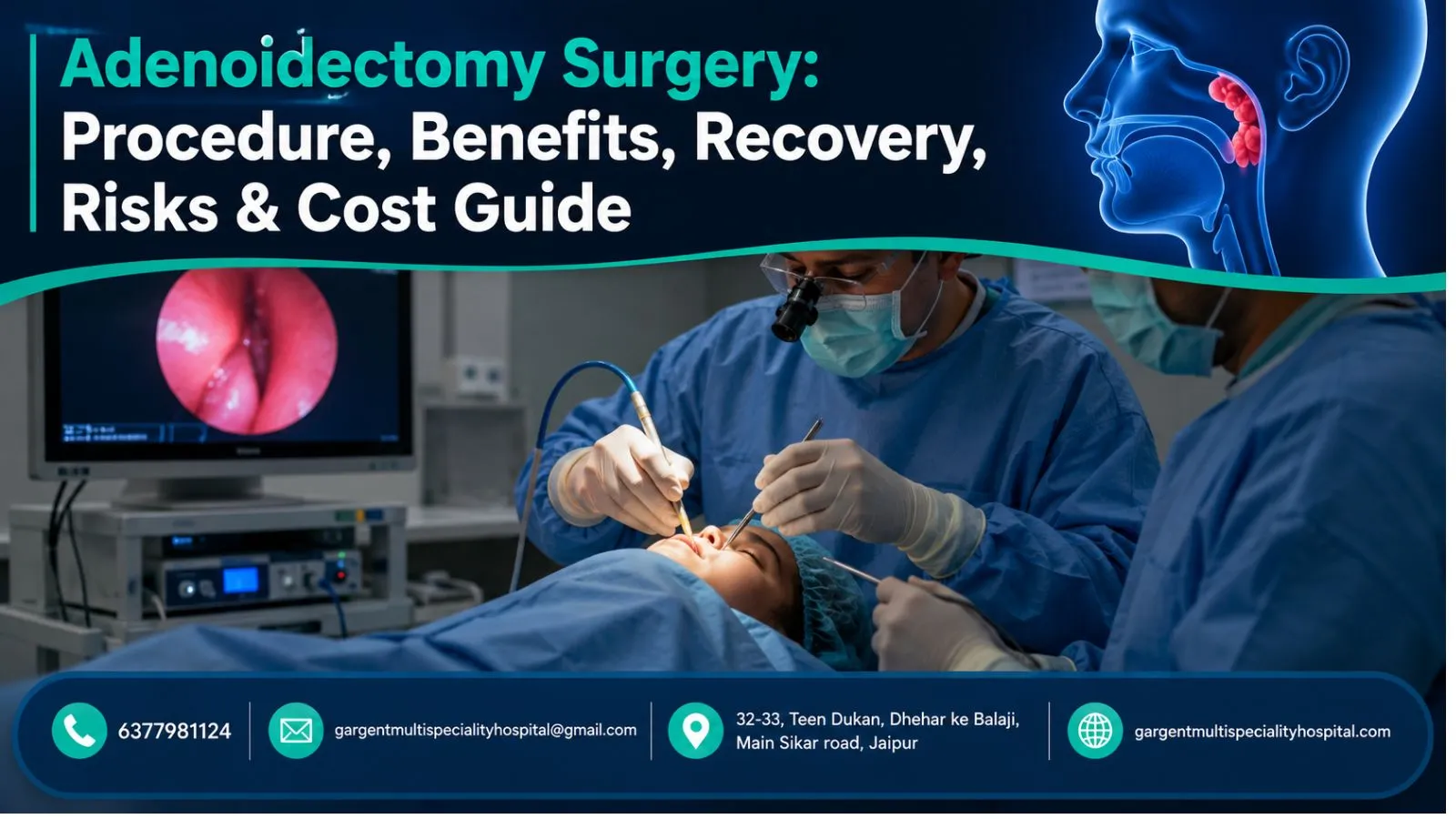 Adenoidectomy Surgery: Procedure, Benefits, Recovery, Risks & Cost Guide