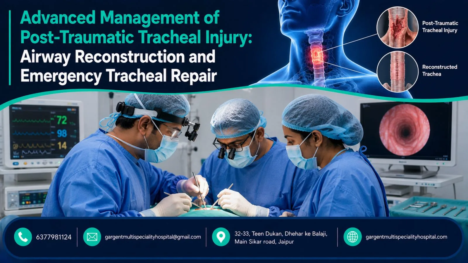 Advanced Management of Post-Traumatic Tracheal Injury: Airway Reconstruction and Emergency Tracheal Repair
