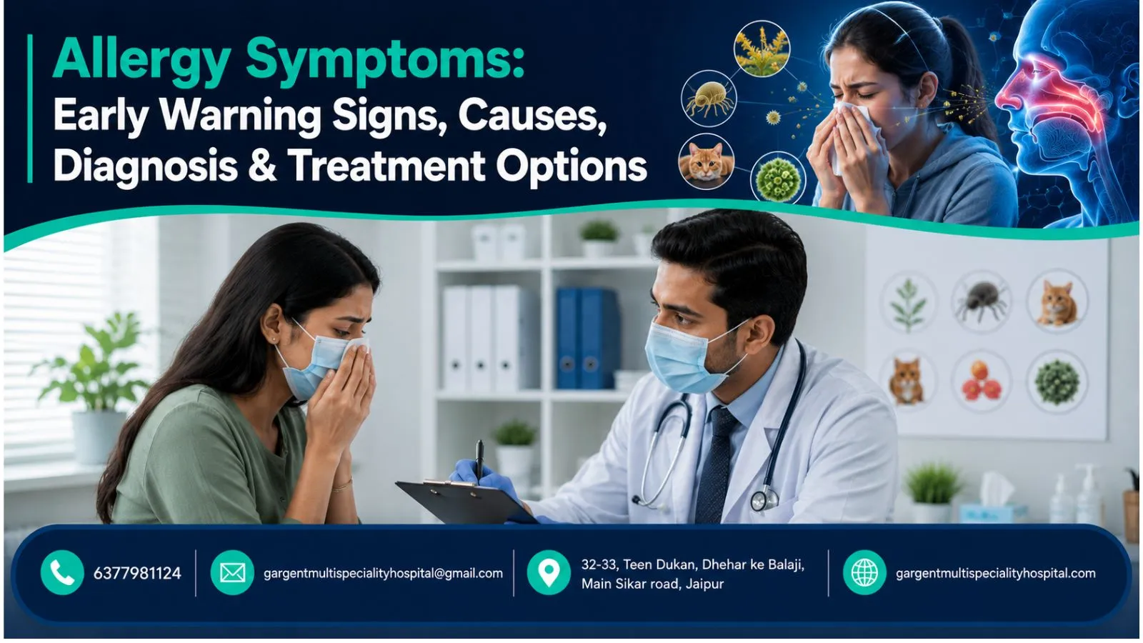 Allergy Symptoms: Early Warning Signs, Causes, Diagnosis & Treatment Options