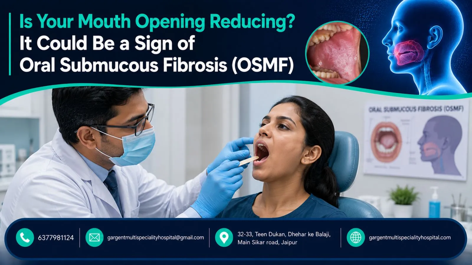 Is Your Mouth Opening Reducing? It Could Be a Sign of Oral Submucous Fibrosis (OSMF)