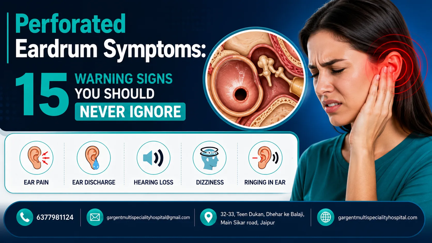 Perforated Eardrum Symptoms: 15 Warning Signs You Should Never Ignore