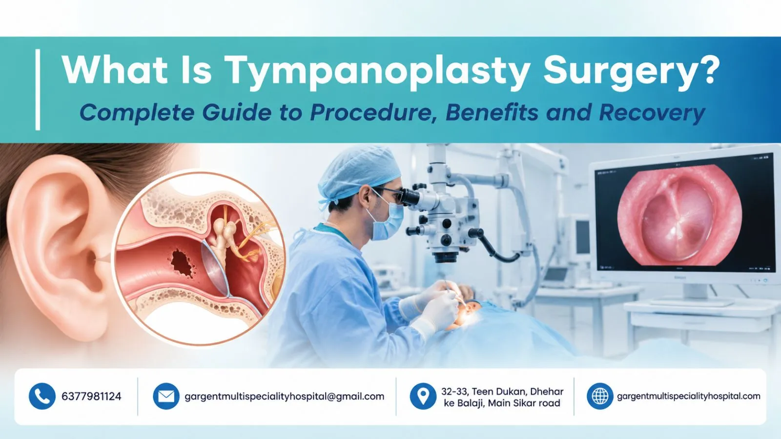 What Is Tympanoplasty Surgery? Complete Guide to Procedure, Benefits and Recovery